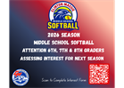 CM Middle School Softball Interest